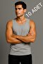 Gray 10-Pack Cotton Combed Classic Men's Tank Tops – Breathable, Comfortable Fit, Casual - 4