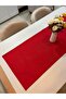 Christmas Themed Custom Made Duck Linen Red Christmas Runner (45-140) - 2