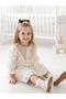 Collar Detailed Girls' Lined Dress - 3