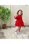 Girls' Long Sleeve Bow Dress - 6