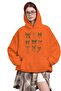 3-Ply Combed Cotton Ribbed Printed Unisex Hooded Sweatshirt