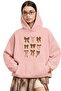 3-Ply Combed Cotton Ribbed Printed Unisex Hooded Sweatshirt
