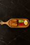Vergis Wooden Oval Presentation Plate, Serving Plate, Breakfast Plate (American Ash) 39X12Cm