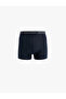 Printed Elastic Basic Cotton 3-Piece Boxer Set - 3