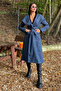 Women's Self-Buttoned Unlined Cashmere Coat - 2