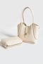 Women's Cream Puppy Hand and Shoulder Bag - 2