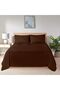 Soft & Durable Cotton Blend Flat Bed Sheet | 178x254cm | 220 Thread Count | Solid Pattern Single Fla