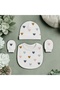100% Organic Cotton 5-Piece Newborn Baby Set – Top, Bottom, Hat, Gloves, Bib - 4