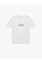 Comfortable Fit Short Sleeve Crew Neck Cotton Back Printed T-Shirt