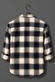 Large Size Oversized Plaid Lumberjack Shirt with Pockets - 4