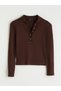 Vizyon New Season Polo Neck Modal Blend Women's T-Shirt - 5