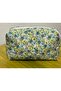 Quilted, Floral, Makeup Bag, Cosmetic Bag, Organizer, Zippered, Travel