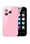 XS15 Pro Mini Smartphone Pink – Android Quad Core, Compact Pocket Mobile for Kids & Adults