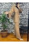 Knitwear Kimono Set with Tie Detail - 3