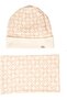 Women's Scarf Beanie Set - 4