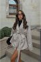 Stone Coburn Belted Trench Coat Shorts Set - 2