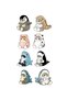 Cat Themed Sticker Label Set - Cat Sticker - Laptop Notebook Phone 30X15Cm