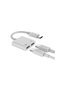Type-C Adapter with Dual Ports for Headphones and Charging