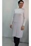 Beige Round Neck Long Sleeve Underwear T-Shirt - 4