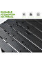 Folding Camping Table – Lightweight Aluminum Roll Up Picnic Table with Carry Bag 120×55×60 cm - 4