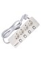 Yamatik X-Man-104 A-Class 4-Outlet Group Socket with Individual Switches, 2 Meter Cord, Surge Protection, 1400 Joules