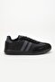 Men's Sports Shoes Black Samba Model Thin Sole Lace-Up - 3