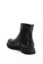 Women's Boots, Black, Faux Leather, Rubber Sole, Flat - 5