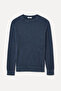 Men's Gray Crew Neck Sweater - 3