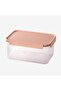 Classic Plus Rectangle Food Container 4.4L – Pink, 4-Side Locking, Stackable & Leakproof - 2