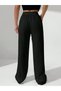 Women's Black Plus Size Baggy Loose Fit Stretchy Comfortable Fabric Sweatpants Bottoms SHAH MODAhjn - 4