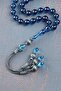 Sphere Cut Fire Amber Rosary with Silver Tassels - 5