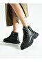 Jour Black Stitched Sole Women's Boots