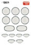 Defne Porcelain Breakfast Set 14 Pieces - 7