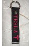 Metal Detailed Embroidered Car Keychain - Long Lasting, Stylish and Durable - Tesla - 2