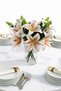 Artificial Flower Luxury 2-Branch Wet Tiger Flower 40 cm Salmon-Red Line
