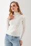 Knitwear Ribbed Badi - Comfortable Regular Fit Ribbed Knitwear Sweater - Women's Basic Turtleneck Knitwear Sweater - 2
