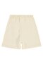 Side Stitched 3-24 Months Unisex Shorts - Ecru - 2