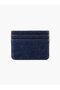 Men's Dark Blue Jean Card Holder Jeans Wallet 0020B-0000 - 2