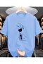 Men's Heart and Lighter Printed T-Shirt