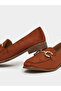 Women Brown Suede Loafers - 4