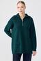 Zippered Stand Collar Knitwear Tunic Nefti̇ - 2