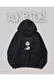 Baby Gang Design Black Front Printed Sweatshirt