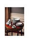-Neos Anthiros - White and Blue Dessert Plate - 20.5 cm - 5