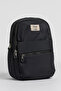 Black Unisex Ultra Light Daily Travel Sports Mini Backpack 1067