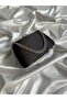 Laser Evening Dress Model Wedding Engagement Bag Plain Black - 3