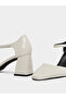 Lydia Textured Block Heel Shoes - 3