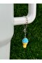 Ice Cream Cone Thermos Ornament/Ice Cream Thermos Charm in a Cone/Cone Bag Charm - 4