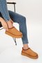 Women's/Girl's Mini Leather Suede Ankle Boots & Home Slippers Thick Sole - 3