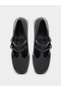 Black Mary Jane Flats Shoes with Heart Buckles - 5