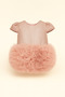 Tutu Short Sleeve Baby Girl Dress - Princess Dress, Birthday, Special Occasion Dress - 3